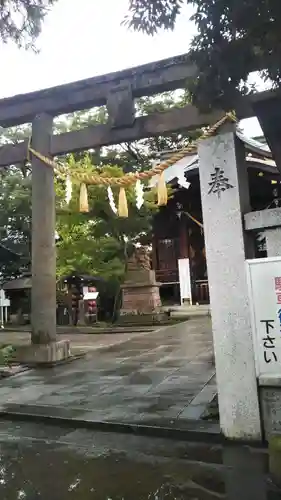 行田八幡神社の鳥居