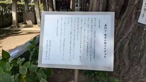 飛木稲荷神社の歴史