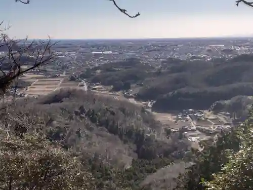 唐澤山神社の景色