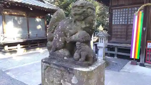 下野 星宮神社の狛犬