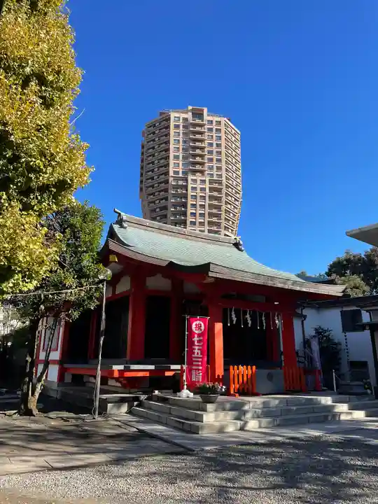 麻布氷川神社の本殿・本堂
