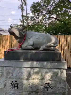 川原神社の狛犬