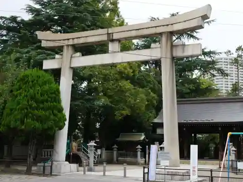 川口神社の鳥居