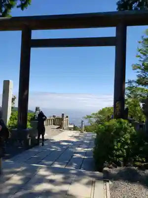 大山阿夫利神社の鳥居