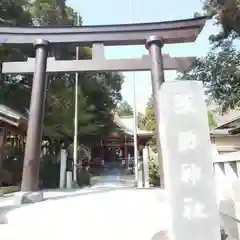 柏諏訪神社の鳥居