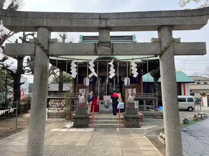 久富稲荷神社の鳥居