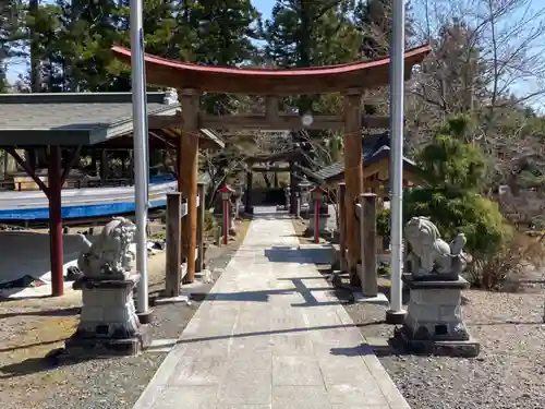 山口八幡宮の鳥居