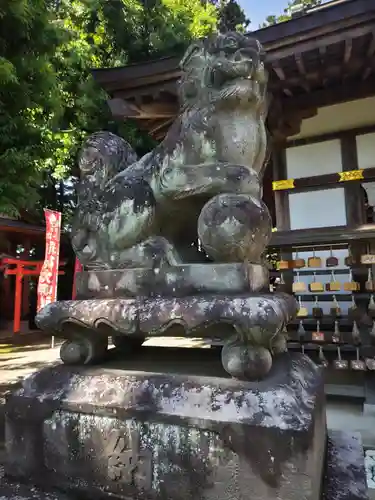 鏡石鹿嶋神社の狛犬