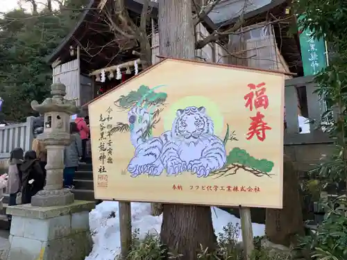 毛谷黒龍神社の絵馬