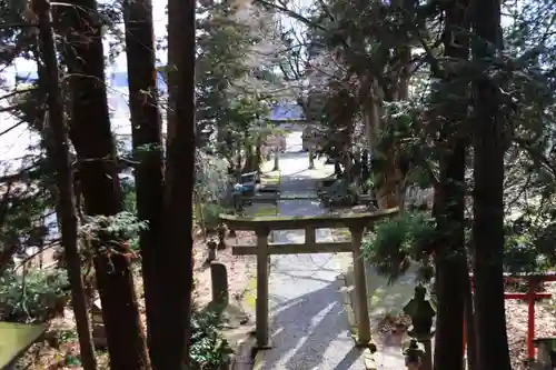 一箕山八幡神社の景色