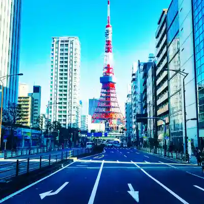 三田春日神社の周辺