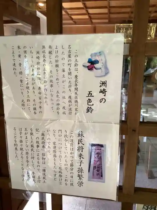 洲嵜神社の歴史