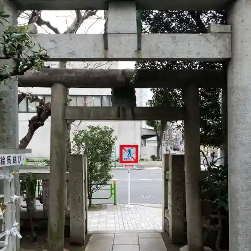笠間稲荷神社 東京別社の鳥居