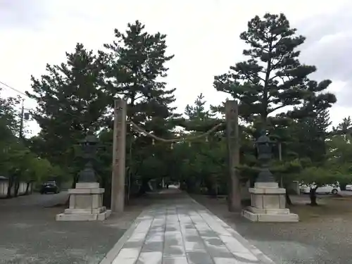 道明寺天満宮の鳥居