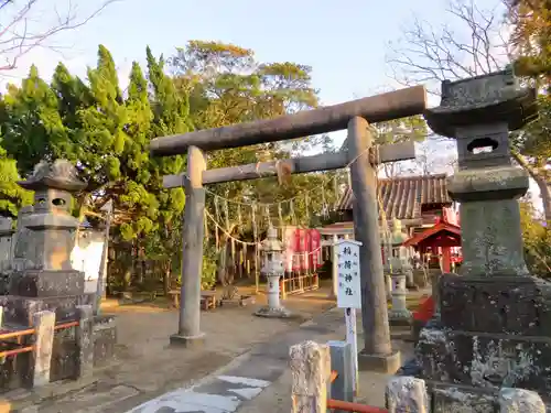 大船津稲荷神社の鳥居