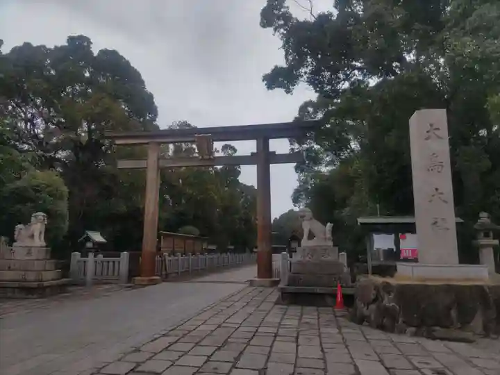 和泉國一之宮 大鳥大社の鳥居
