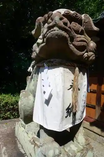 野田春日神社の狛犬