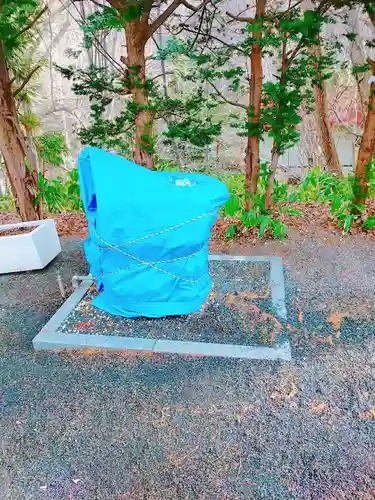 円山西町神社の手水舎