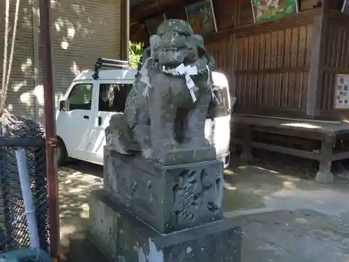 海南神社の狛犬