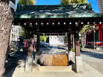 麻布氷川神社の手水舎