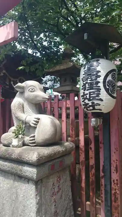 柳森神社の狛犬
