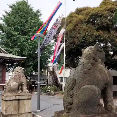 鎧神社の狛犬