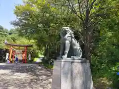 虻田神社の狛犬