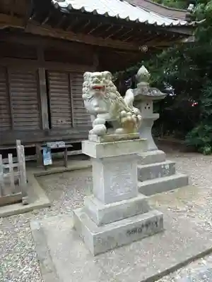 海上八幡宮の狛犬