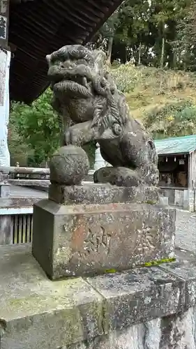 温泉神社〜いわき湯本温泉〜の狛犬