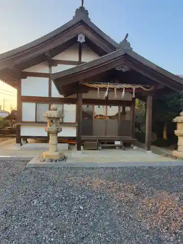 出雲大社　境陸乃社の本殿