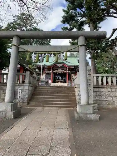 瀬田玉川神社の鳥居