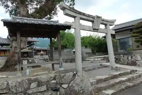 杉生神社の鳥居