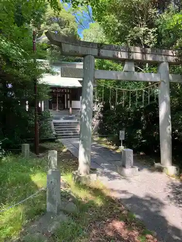 忍　諏訪神社・東照宮　の鳥居