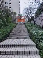 銀世界稲荷神社の鳥居