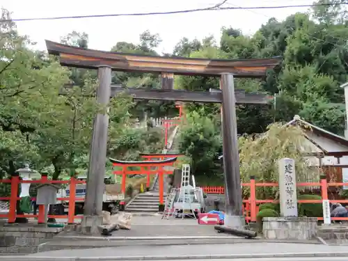 建勲神社の鳥居