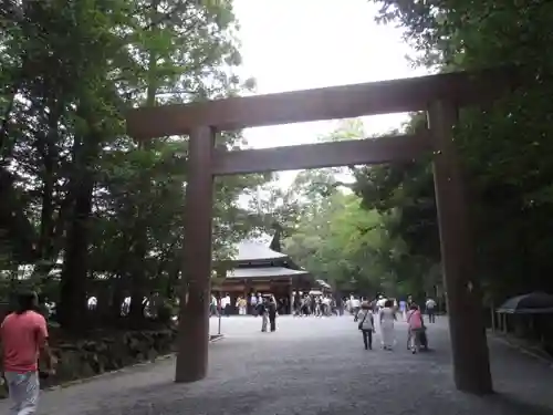 伊勢神宮内宮（皇大神宮）の鳥居