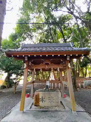 鵜森神社の手水舎