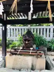 阿部野神社の手水