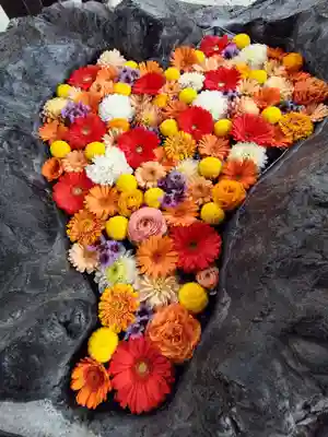 月寒神社の手水舎