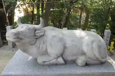 白山神社（二子町）の狛犬