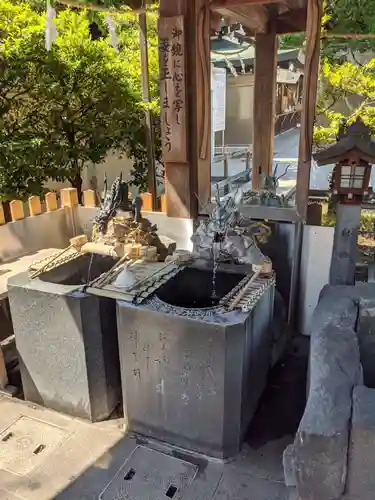 真清田神社の手水舎