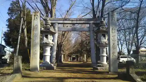 沓掛香取神社の鳥居