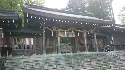 飛驒一宮水無神社の本殿・本堂