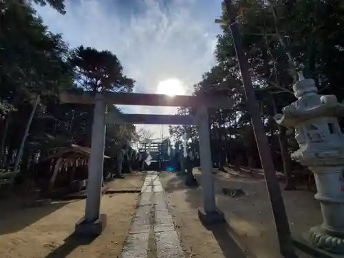 椿ノ海　水神社の鳥居