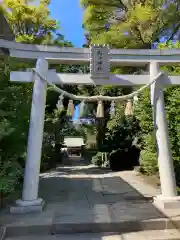 星川杉山神社の鳥居