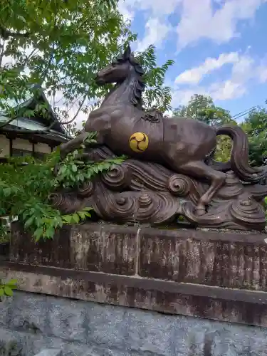 針綱神社の狛犬