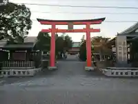 五社神社 諏訪神社の鳥居