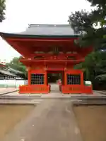 穴八幡宮の山門・神門