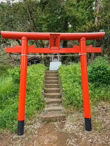 御霊神社（川名御霊神社）の鳥居