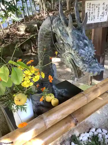 蝮ヶ池八幡宮の手水舎